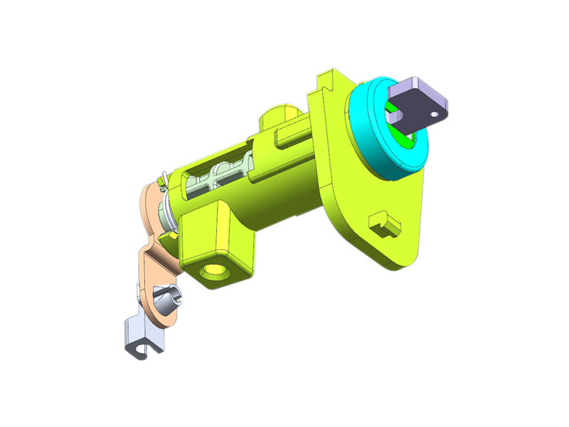 Heavy Duty Truck FV70 Rear Door Lock Core Assembly